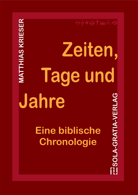 Zeiten, Tage und Jahre - Matthias Krieser