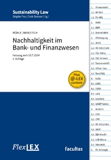 FlexLex Nachhaltigkeit im Bank- und Finanzwesen - Claudia B. Wöhle, Gerhard Margetich