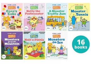 Stories for Maths: KS1: Make it Monsters (16 book pack)