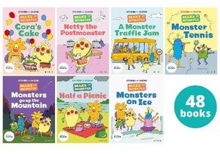 Stories for Maths: KS1: Make it Monsters (48 book pack)