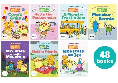 Stories for Maths: KS1: Make it Monsters (48 book pack) - Timothy Knapman, James Clements, Rachel Russ, Laura Baker, Kay Woodward