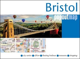 Bristol PopOut Map - pocket size, pop up map of Bristol city centre