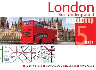 London Bus and Underground PopOut Map - 