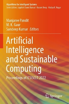 Artificial Intelligence and Sustainable Computing - 