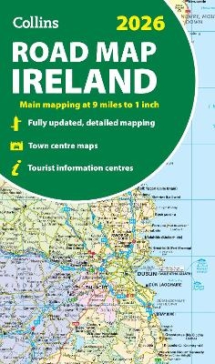 2026 Collins Road Map of Ireland