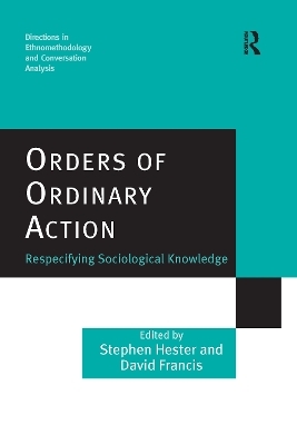 Orders of Ordinary Action - Stephen Hester