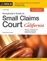 Everybody's Guide to Small Claims Court in California - Cara O'Neill