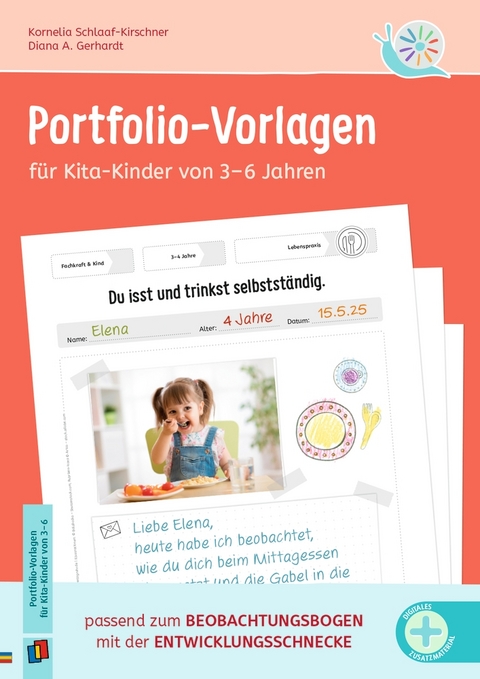 Portfolio-Vorlagen f&uuml;r Kita-Kinder von 3&ndash;6 Jahren - Kornelia Schlaaf-Kirschner, Diana A. Gerhardt