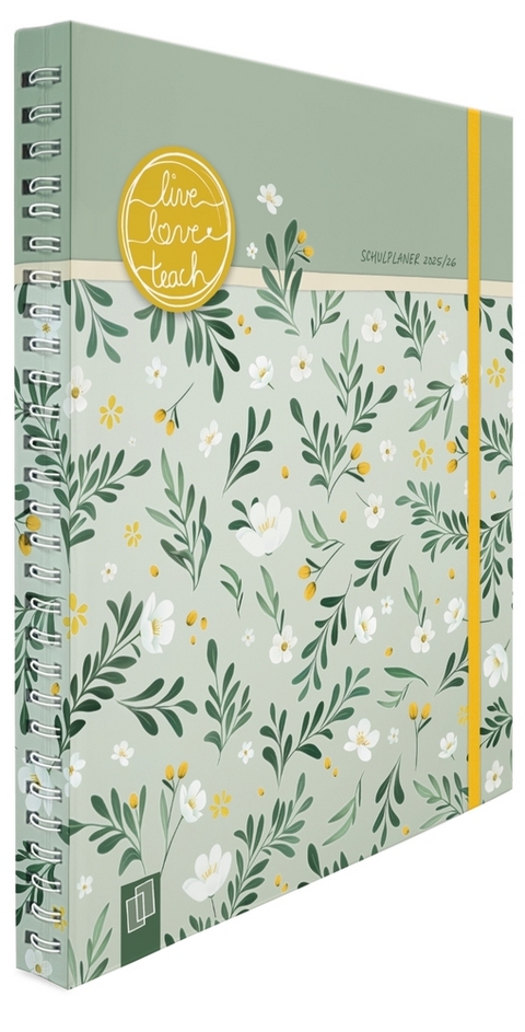 Mein Lehrerplaner A5+ &ndash; Ringbindung &ndash; Lehrerkalender f&uuml;r das Schuljahr 2025/2026 &ndash; Sommerbl&uuml;te