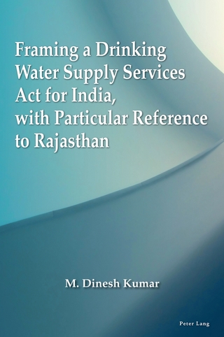 Framing a Drinking Water Supply Services Act for India, with Particular Reference to Rajasthan