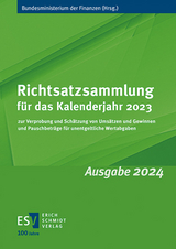 Richtsatzsammlung für das Kalenderjahr 2023 - 