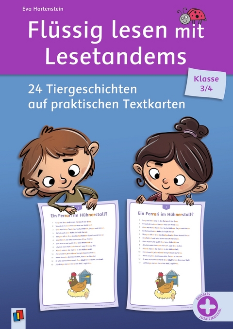 Fl&uuml;ssig lesen mit Lesetandems &ndash; 24 Tiergeschichten, Klasse 3/4 - Eva Hartenstein