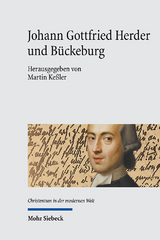 Johann Gottfried Herder und B&uuml;ckeburg - 
