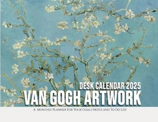 Van Gogh Artwork Desk Calendar 2025