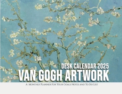 Van Gogh Artwork Desk Calendar 2025 -  Llama Bird Press