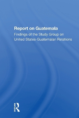 Report On Guatemala - School of Advanced International Studies (SAIS) The Johns Hopkins Foreign Policy Institute