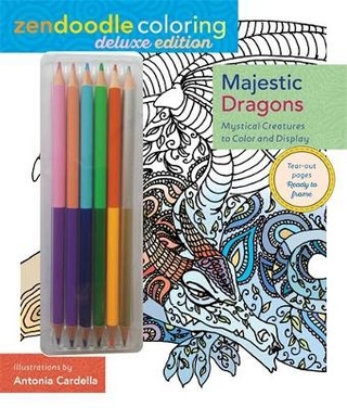 Zendoodle Coloring: Majestic Dragons