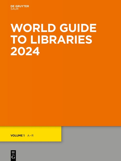 World Guide to Libraries 2024 -  [unknown]
