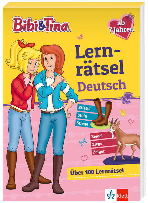 Bibi & Tina: Mein Lernr&auml;tsel-Block Deutsch f&uuml;r die 2. Klasse