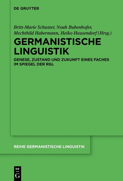 Germanistische Linguistik - 