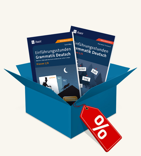 Paket: Einf&uuml;hrungsstunden Grammatik Deutsch Klassen 5 bis 8