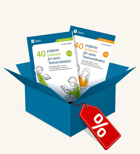Paket: 40 einfache Lesetexte f&uuml;r mehr Textverst&auml;ndnis
