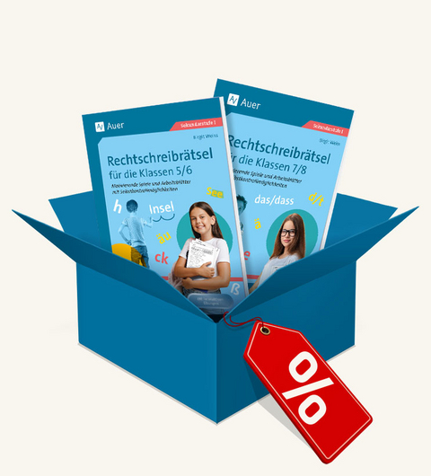 Paket: Rechtschreibr&auml;tsel f&uuml;r die Klassen 5 bis 8