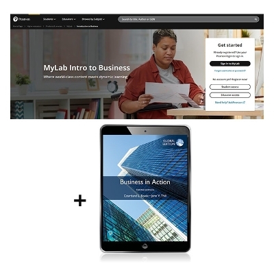 MyLab Intro to Business with Pearson eText for Business in Action, Global Edition - Courtland Bovee, John Thill