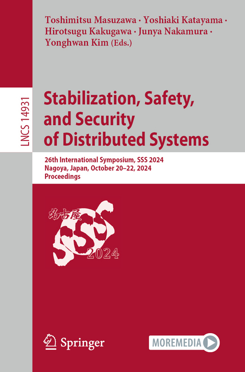 Stabilization, Safety, and Security of Distributed Systems - 