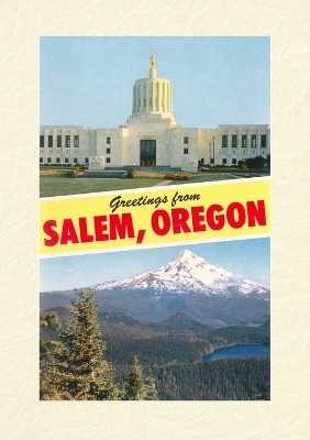 Vintage Lined Notebook Greetings from Salem