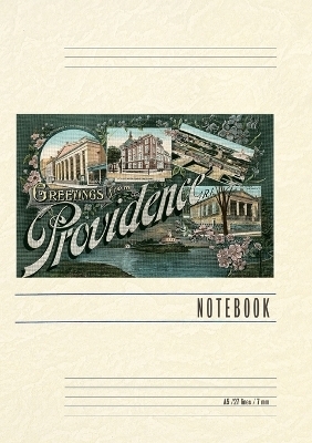 Vintage Lined Notebook Greetings from Providence