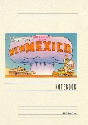 Vintage Lined Notebook Greetings from New Mexico