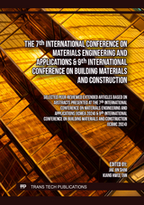 The 7th International Conference on Materials Engineering and Applications & 9th International Conference on Building Materials and Construction - 