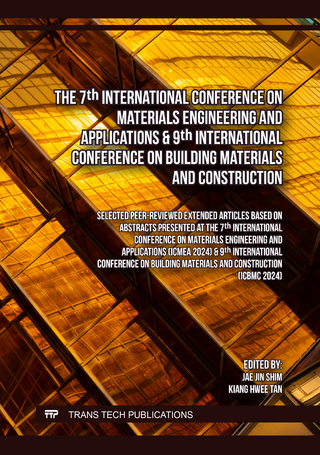 The 7th International Conference on Materials Engineering and Applications & 9th International Conference on Building Materials and Construction