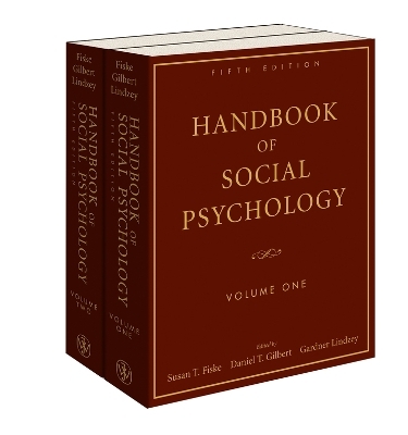 Handbook of Social Psychology 5e &ndash; 2V SET eMRW  Volume Set EMRW - ST Fiske