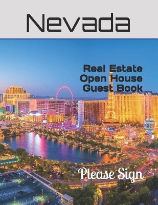 Nevada Real Estate Open House Guest Book
