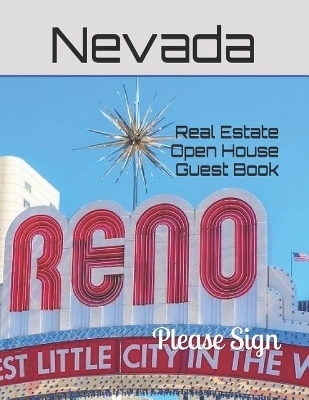 Nevada Real Estate Open House Guest Book
