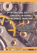 9th International Scientific Conference on Advances in Mechanical Engineering - 