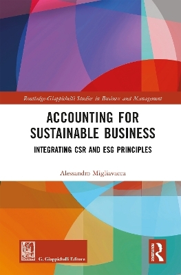 Accounting for Sustainable Business - Alessandro Migliavacca