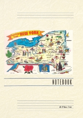 Vintage Lined Notebook Greetings from New York