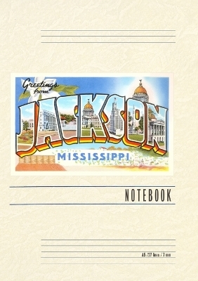 Vintage Lined Notebook Greetings from Jackson