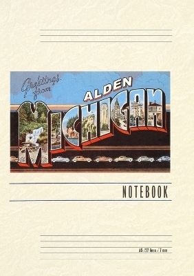Vintage Lined Notebook Greetings from Alden