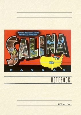 Vintage Lined Notebook Greetings from Salina