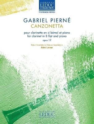 Pierne: Canzonetta Opus 19 for Clarinet and Piano - 
