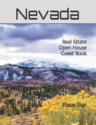 Nevada Real Estate Open House Guest Book
