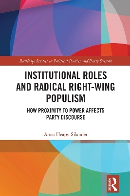 Institutional Roles and Radical Right-Wing Populism - Anna Heapy-Silander