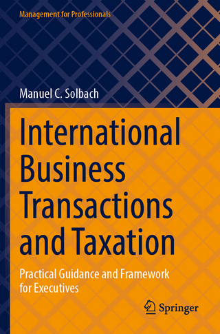International Business Transactions and Taxation