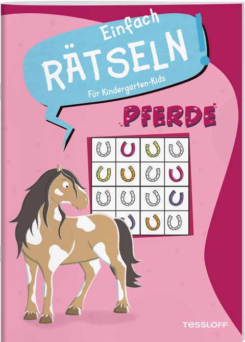 Einfach R&auml;tseln! F&uuml;r Kindergarten-Kids. Pferde