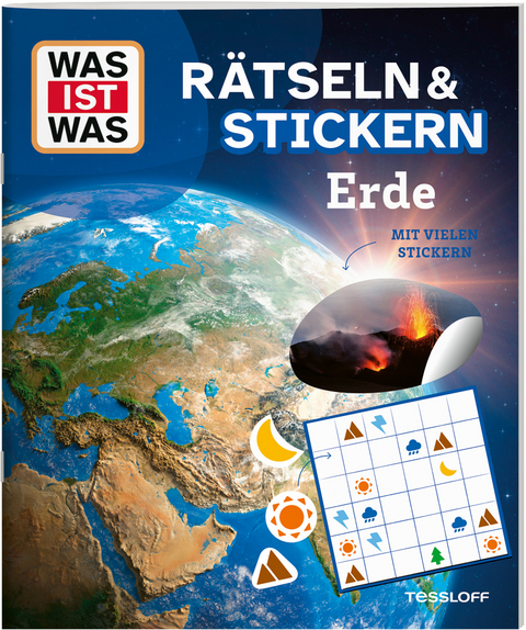 WAS IST WAS R&auml;tseln und Stickern: Erde