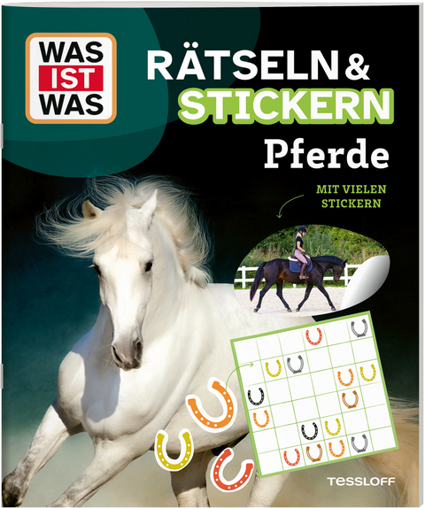 WAS IST WAS R&auml;tseln und Stickern: Pferde